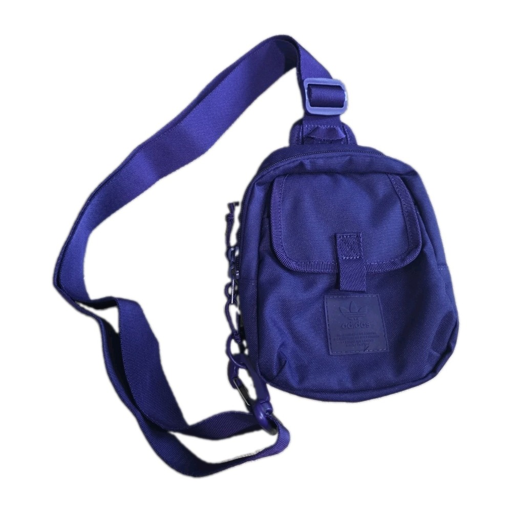 Adidas Originals Utility Mini Sling crossbody Bag purple Color IU9315